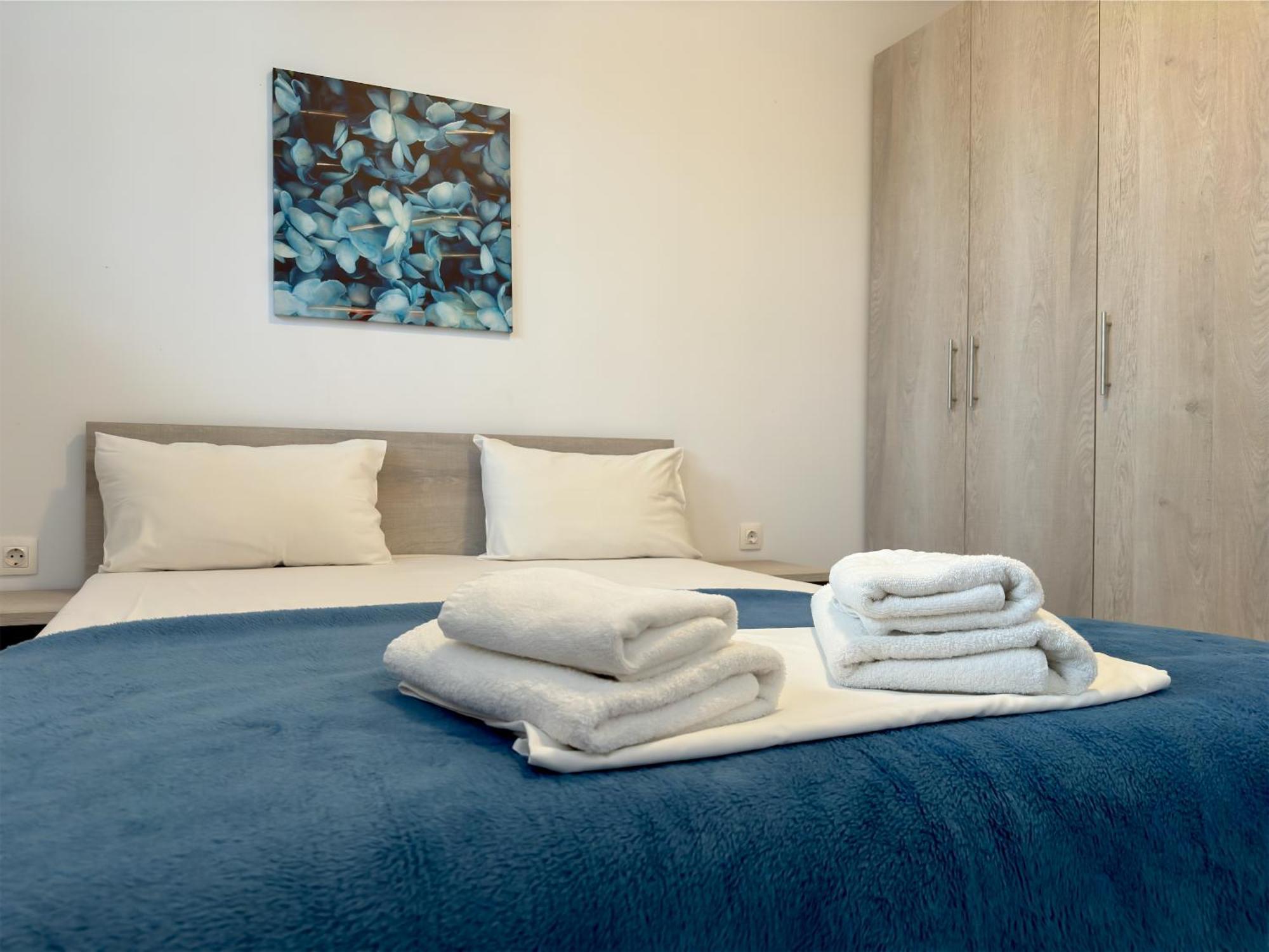Blue Horizon 6 Apartment Nea Kallikrateia Ngoại thất bức ảnh